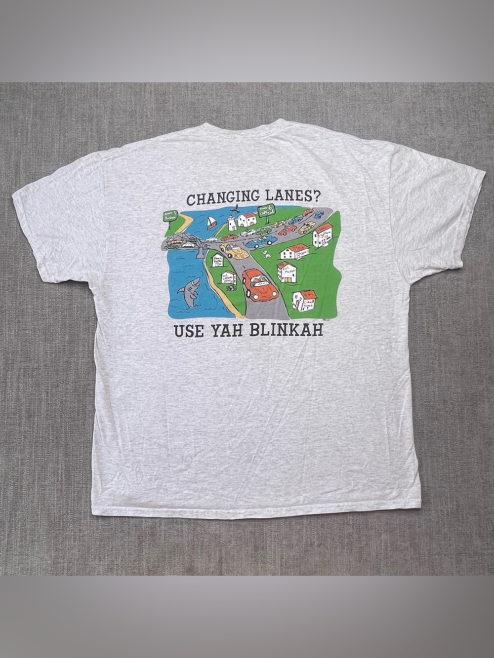 Vintage Cape Cod T Shirt Men’s XL Ocean Highway “Use Ya Blinkah” Graphic